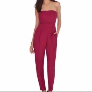 White House Black Market Strapless Jumpsuit